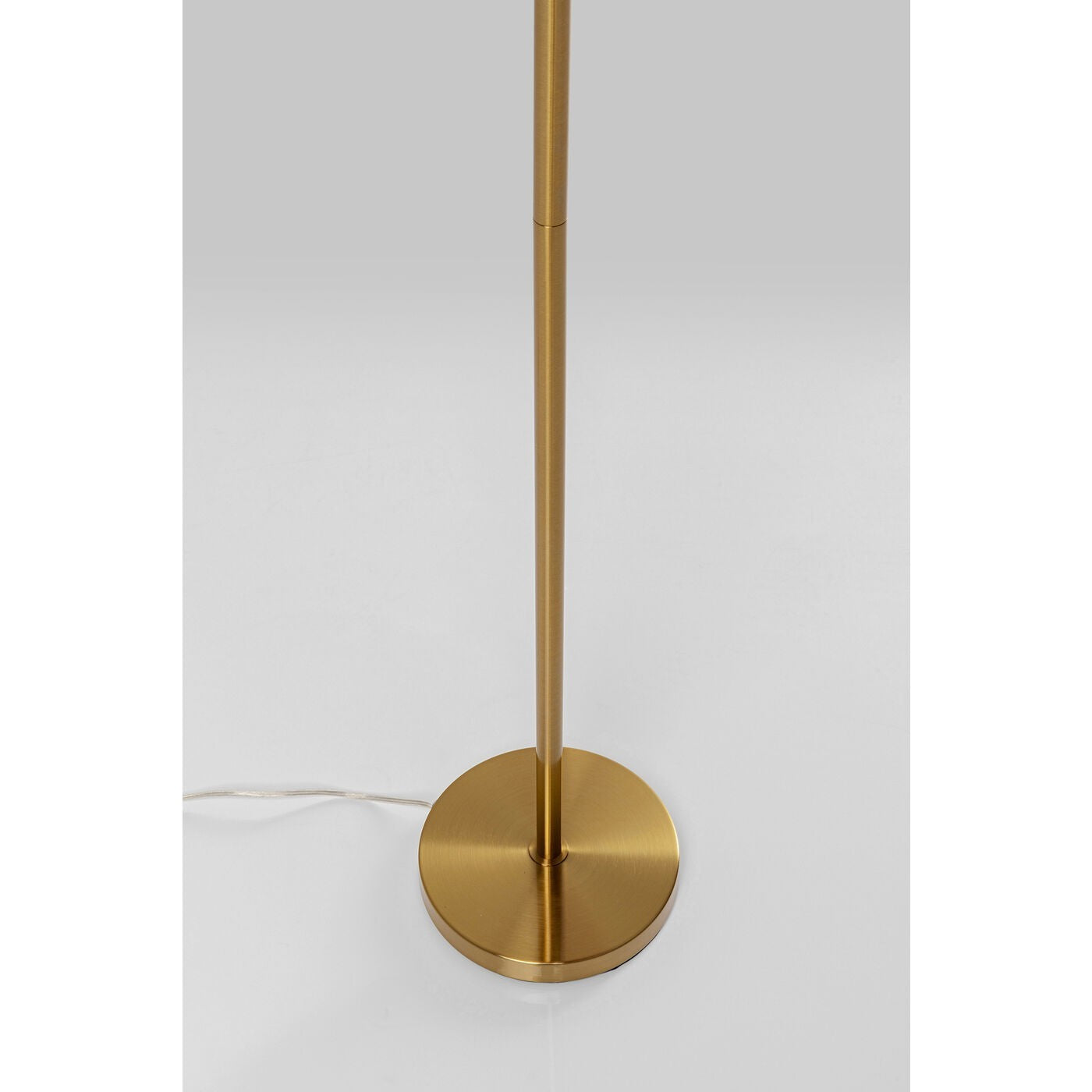 Vloerlamp veren 165cm bruin Kare Design