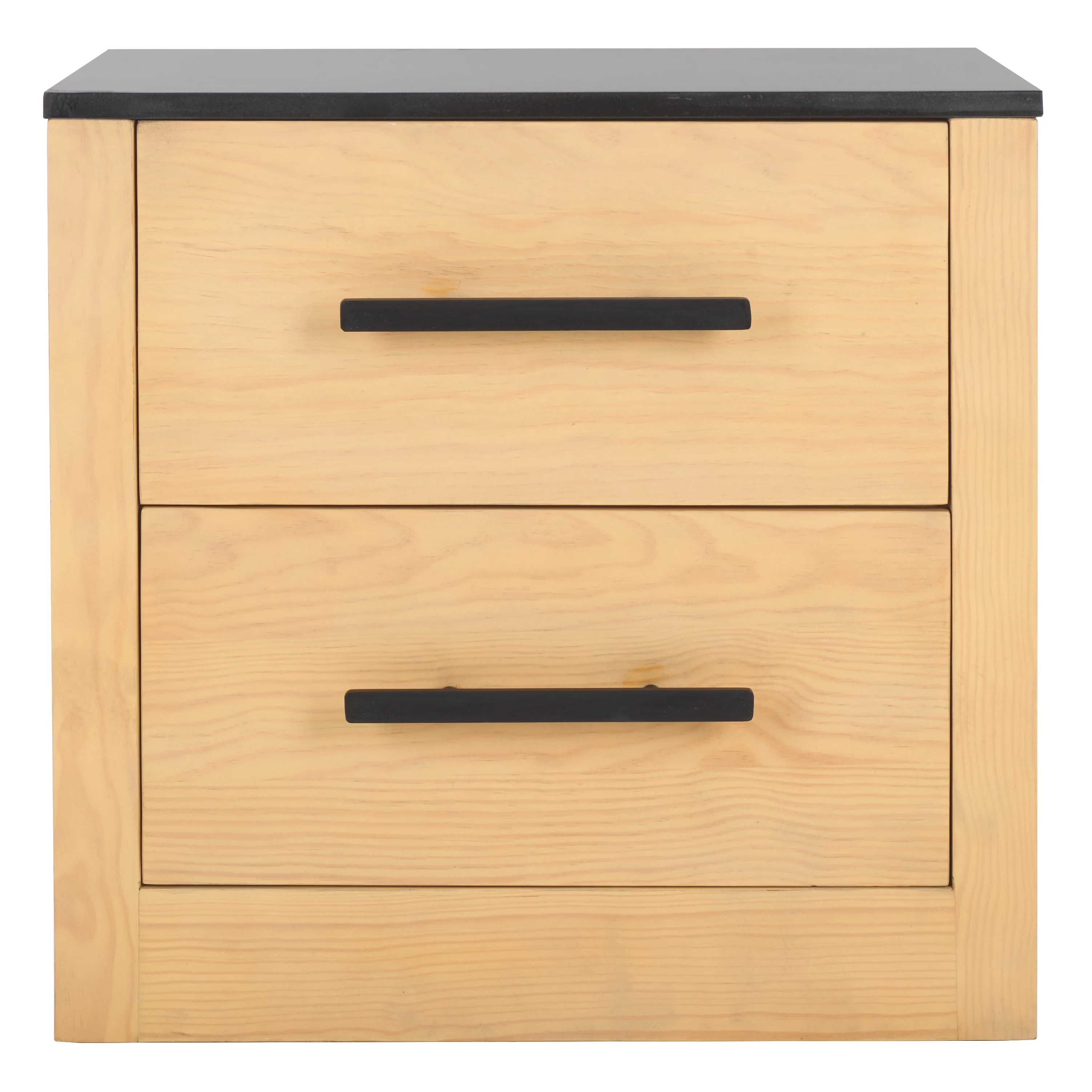 SAFAVIEH Couture Abbianna Black Marble Top Nightstand