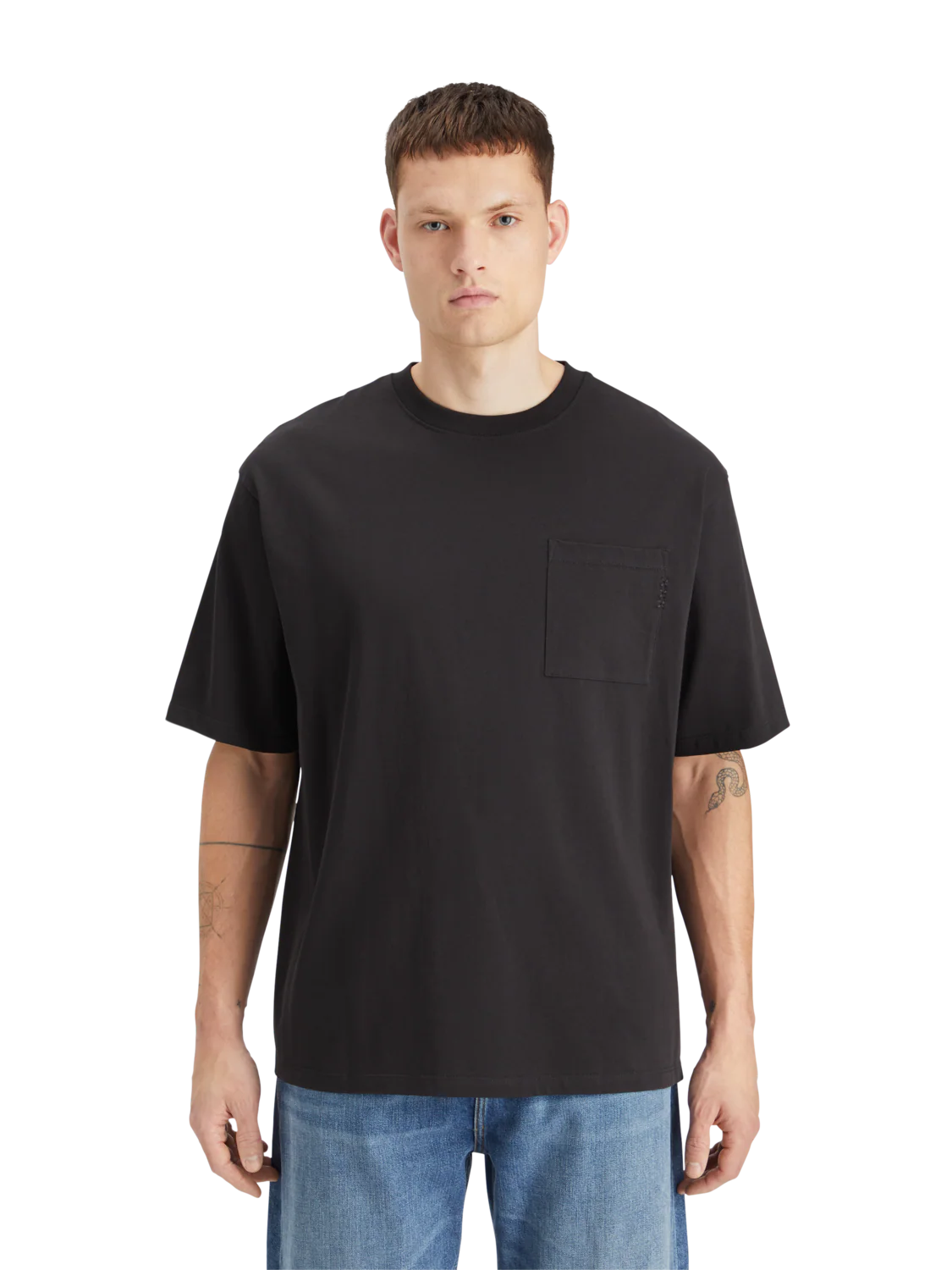 Essentials — Loose-Fit Front Pocket T-Shirt