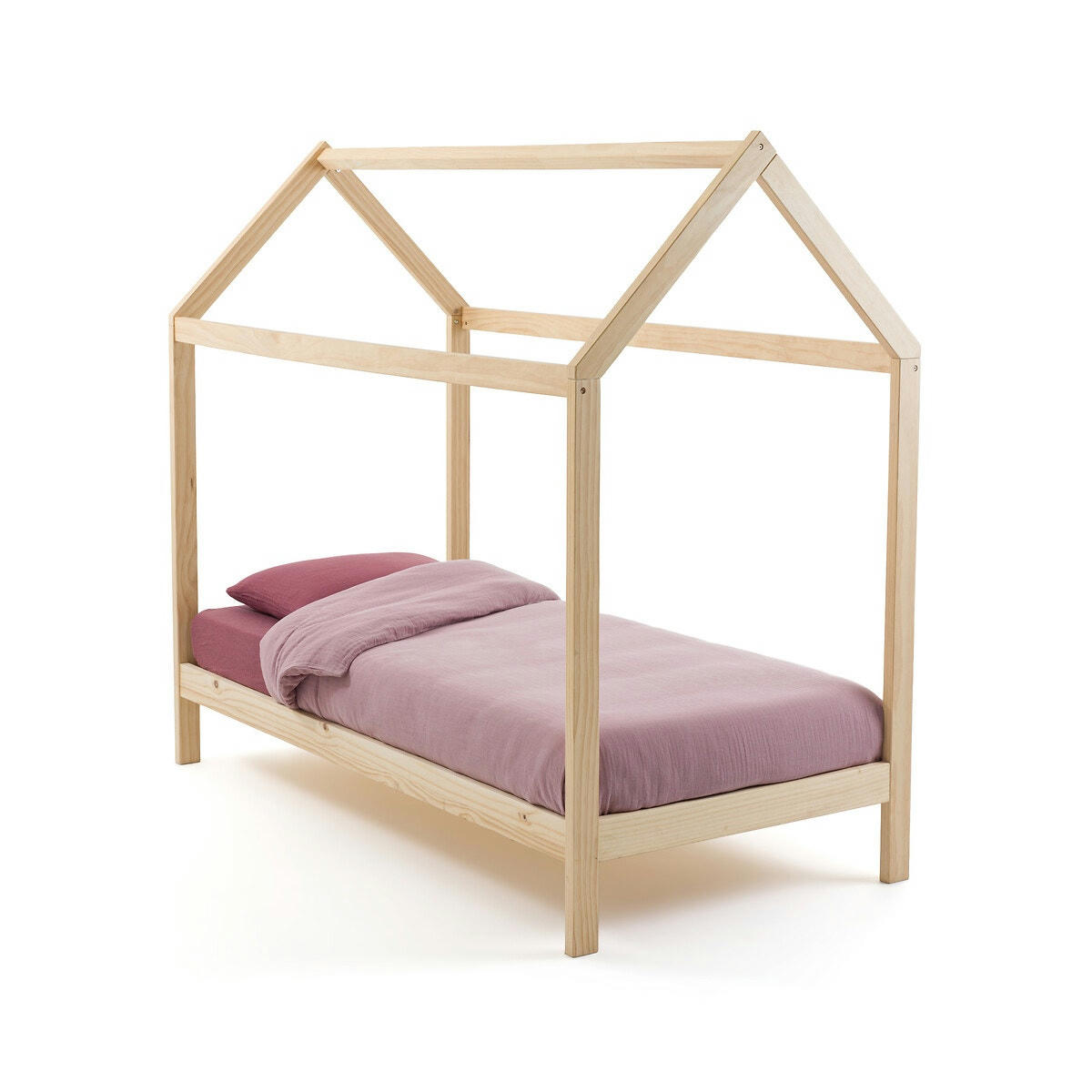 Lit cabane en pin massif, Archi