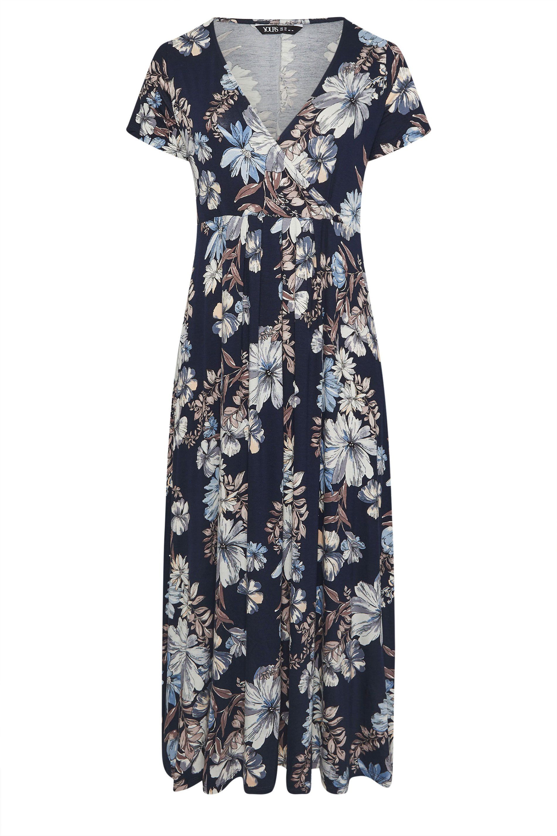 Yours Floral Maxi Wrap Dress