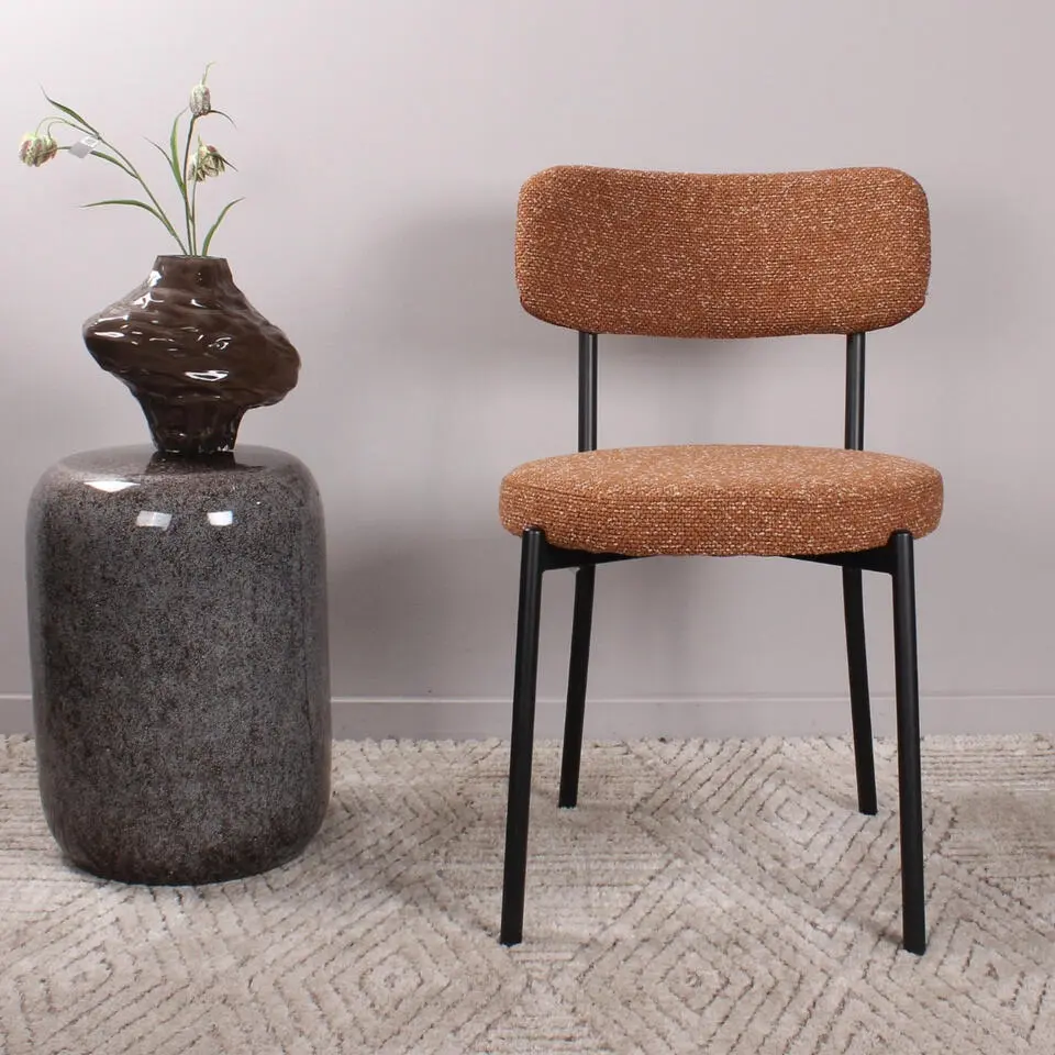 DS4U - Riko eetkamerstoel - roestbruin