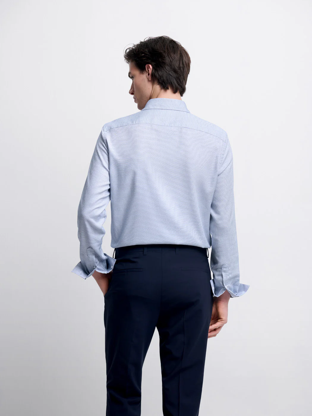 Chemise slim en coton bio