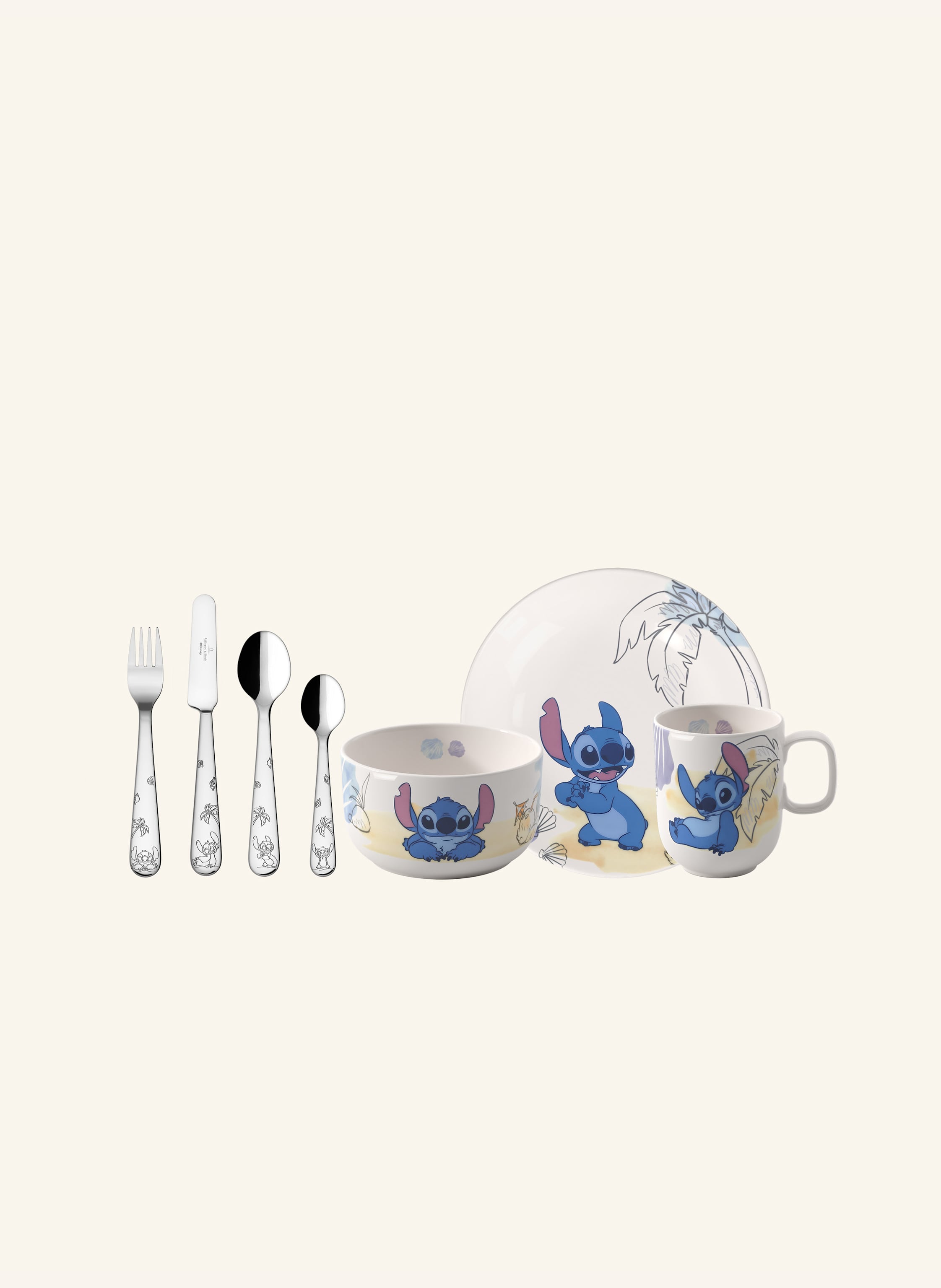 Villeroy & Boch Kindergeschirr Set 7tlg. DISNEY STITCH