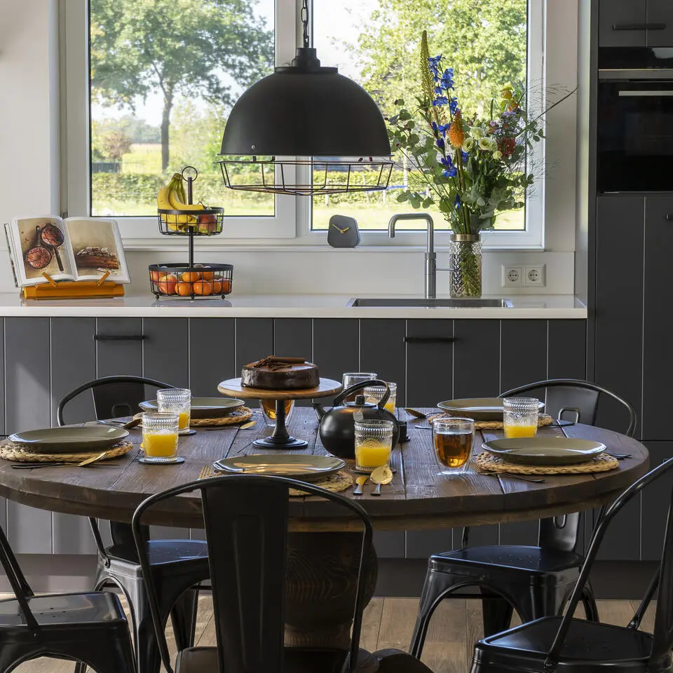 Krumble Placemat geweven rond - 30 cm