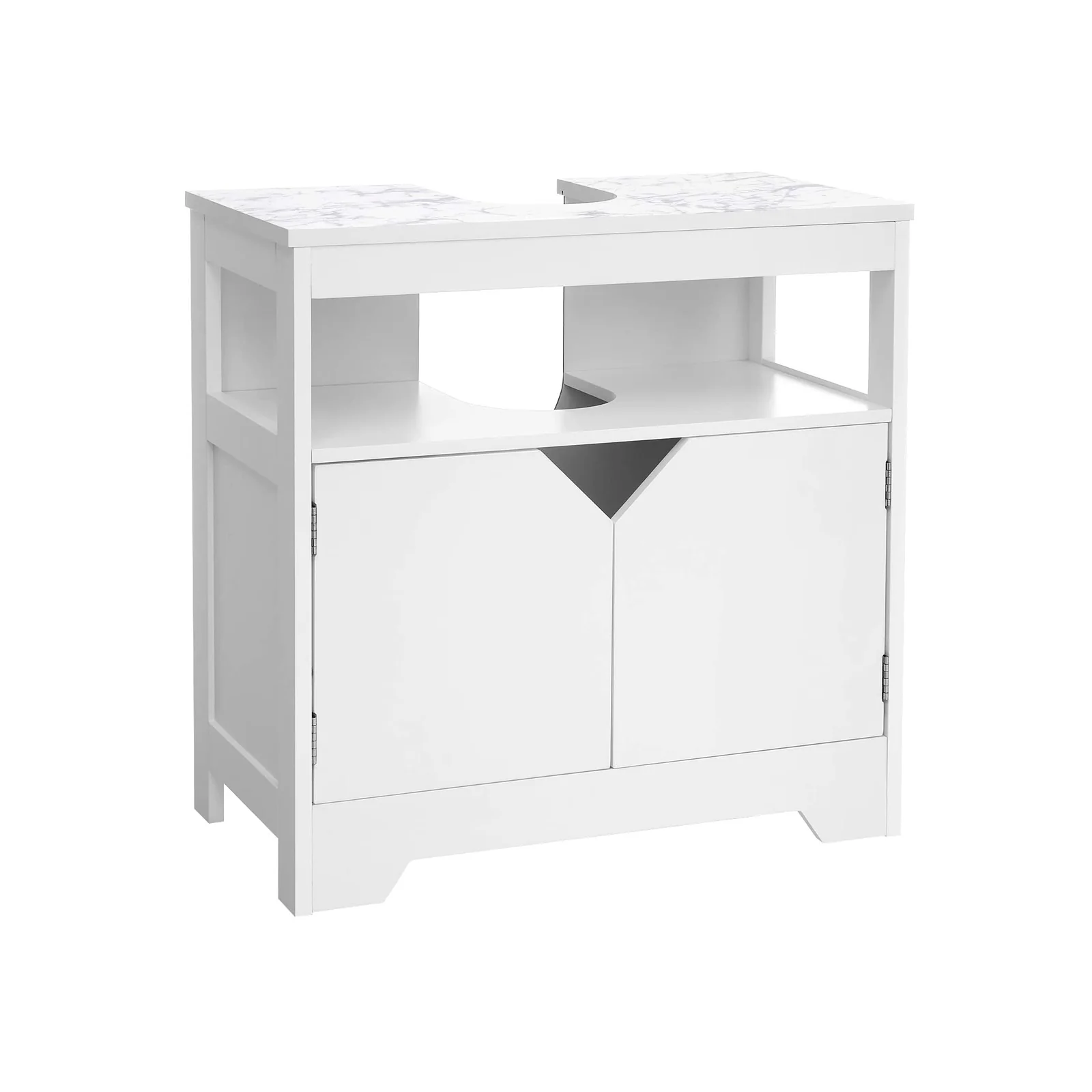 Meuble lavabo effet marbre