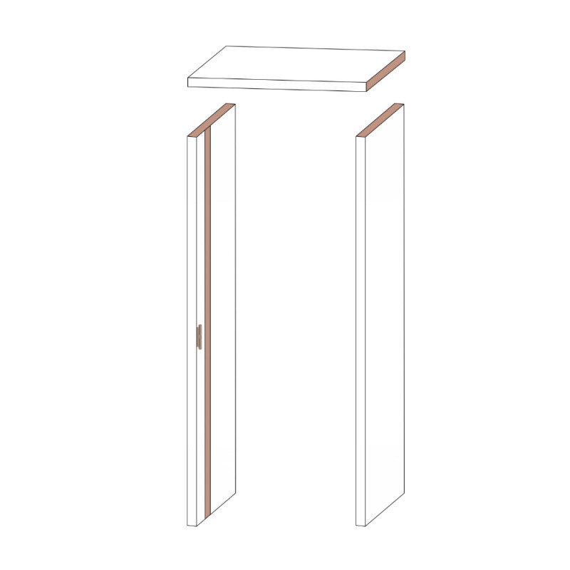 Ebrasement de porte à peindre 40 cm THYS