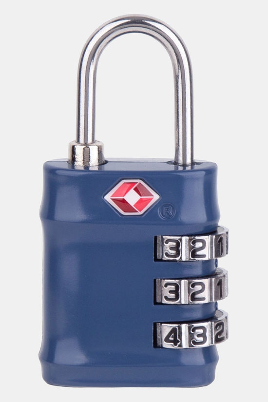 Blue Mountain Tsa Lock 3 Dial Anti-Diefstal