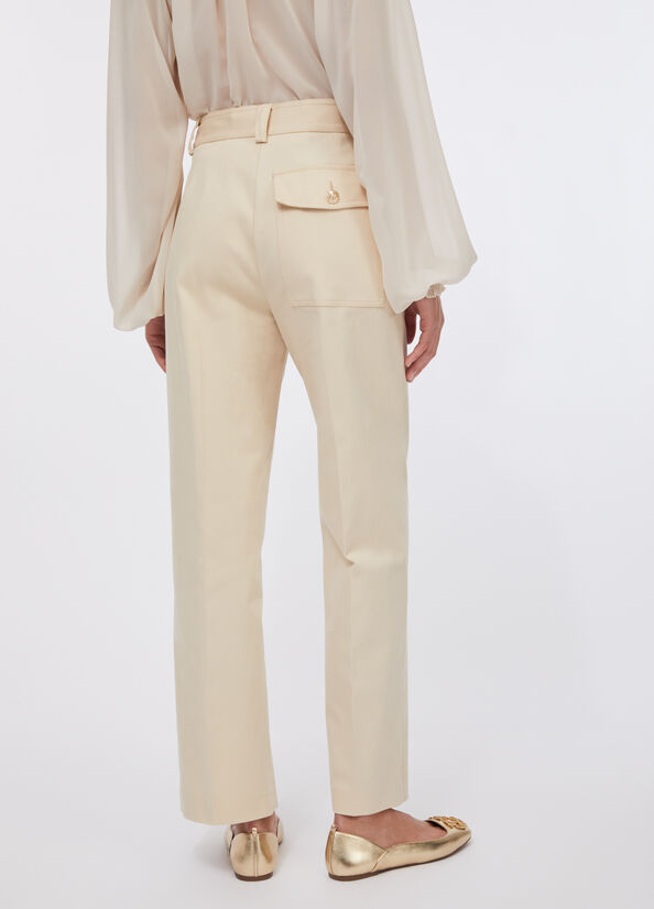 Pantaloni chino in cotone