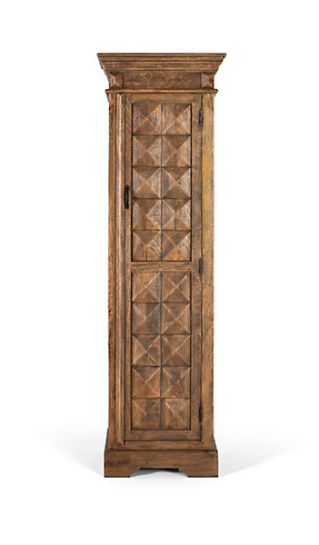 Meuble bar avec porte d'entrée en bois de manguier
