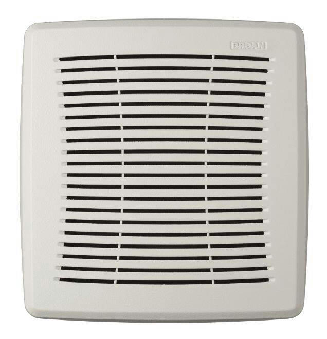 Broan FG101 NuTone Replacement Grille For Economy Series Exhaust Fans, White, 9-1/4 x 9-3/4-in