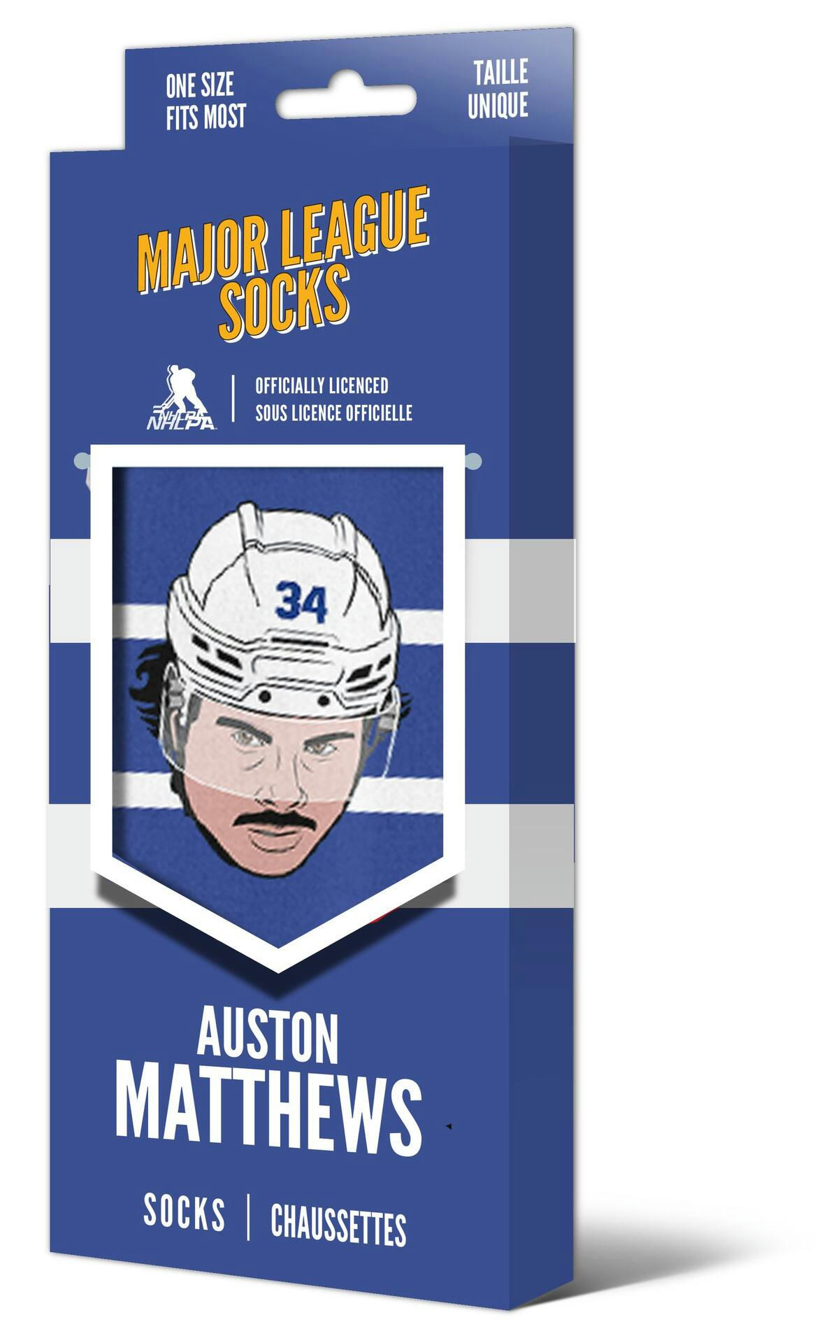 Major League Socks NHL Toronto Maple Leafs Auston Matthews 