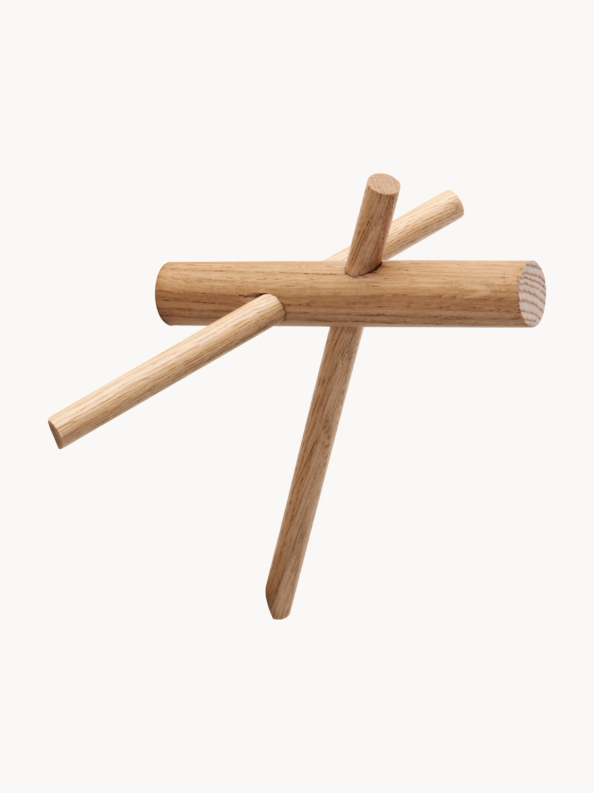 Holz-Wandhaken Sticks, 2er-Set