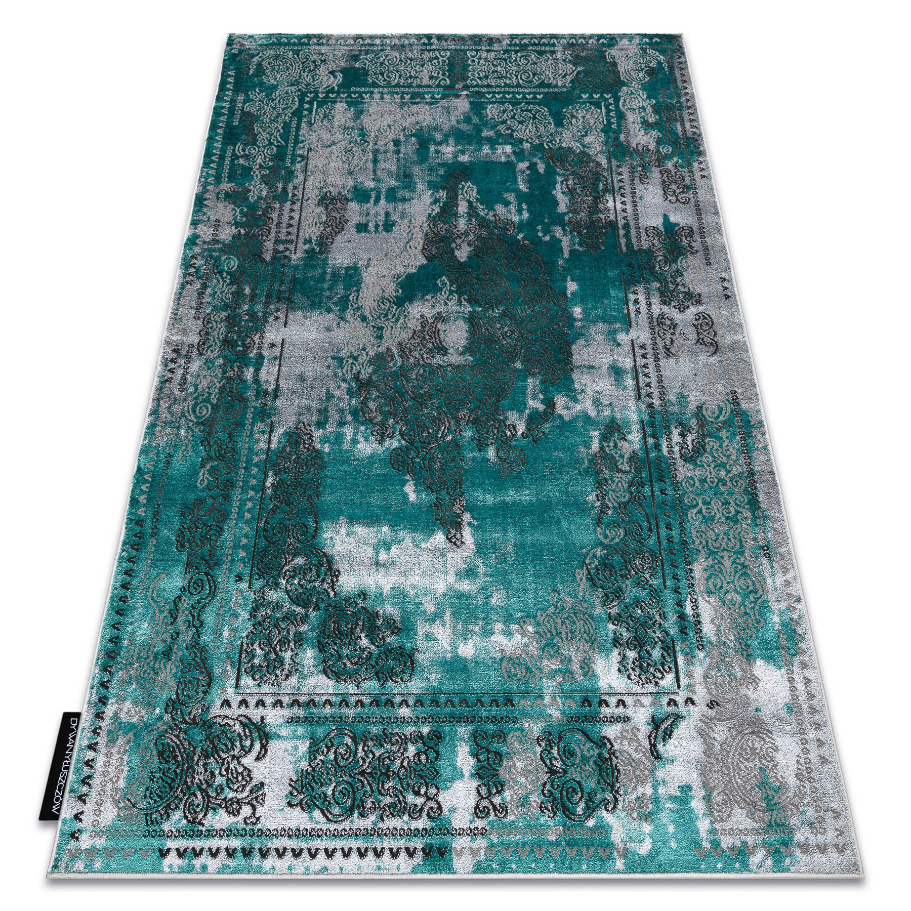 Dywan DE LUXE nowoczesny 6827 Abstrakcja, vintage - 120x170 cm