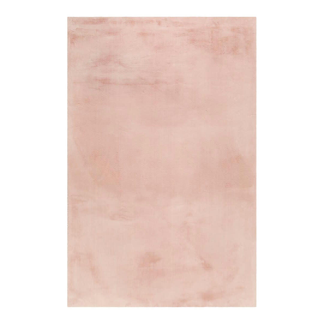 ALICE - Tapis uni design en polyester rose 120x170