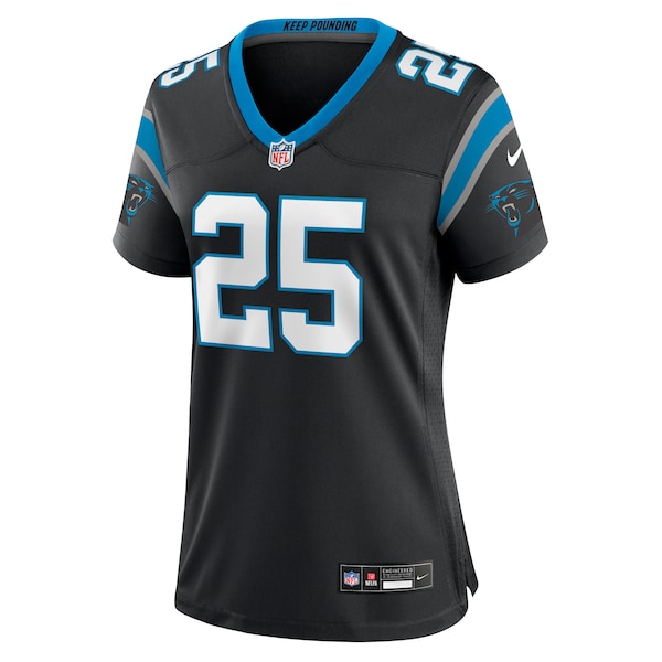 Xavier Woods Carolina Panthers Nike Women's Team Game Jersey - Black