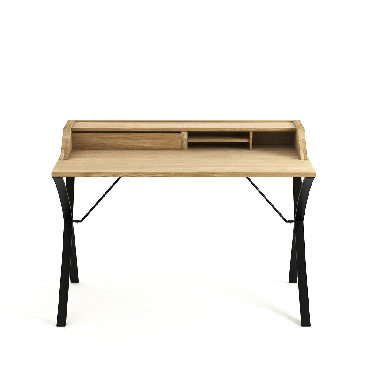 Bureau secrétaire chêne et placage chêne, Epitre