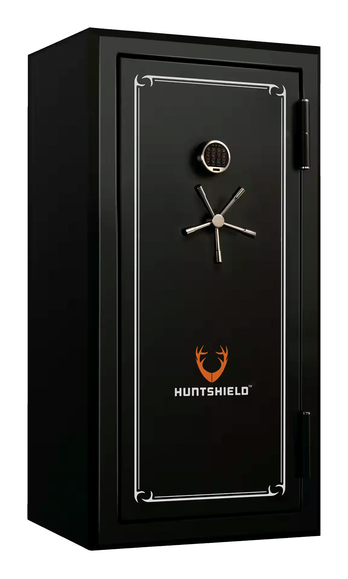Huntshield 40-Gun Security Cabinet/Safe w/ USB Outlet & LED Light, 29.25 x 25.5 x 59-in