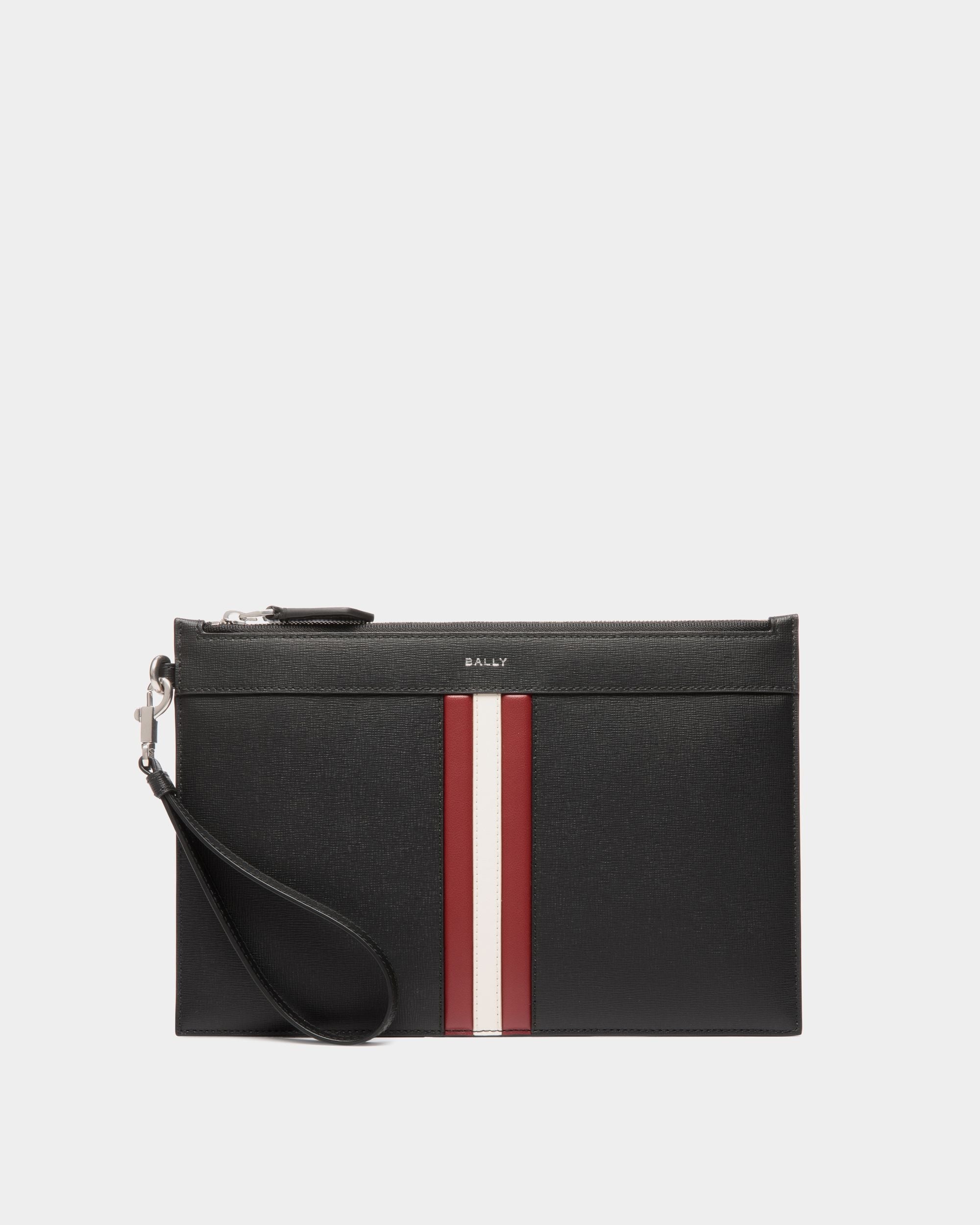 Mythos Pochette Aus Recyceltem Leder In Schwarz