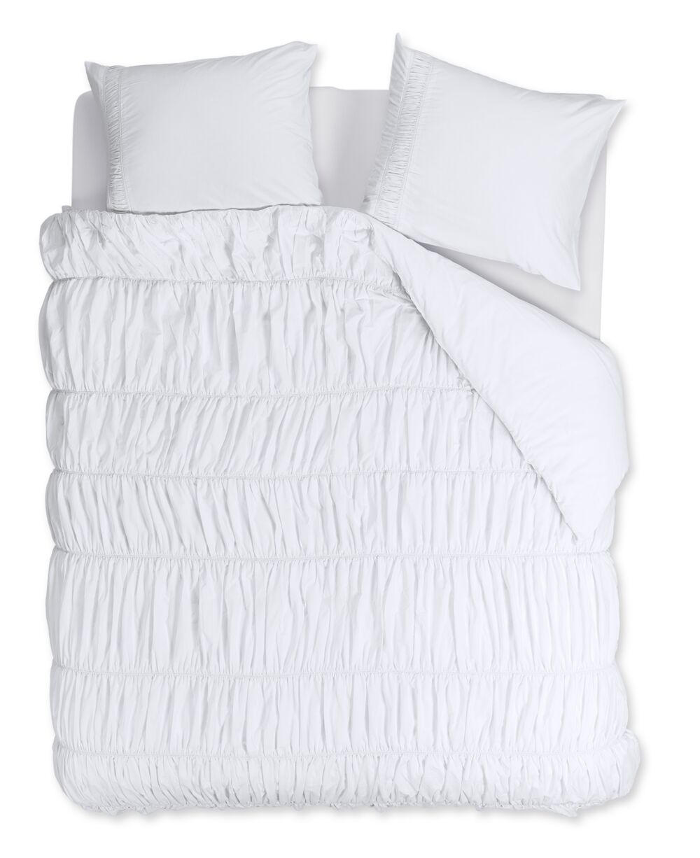 Rivièra Maison Ruffle - 200 x 200/220 cm - Wit