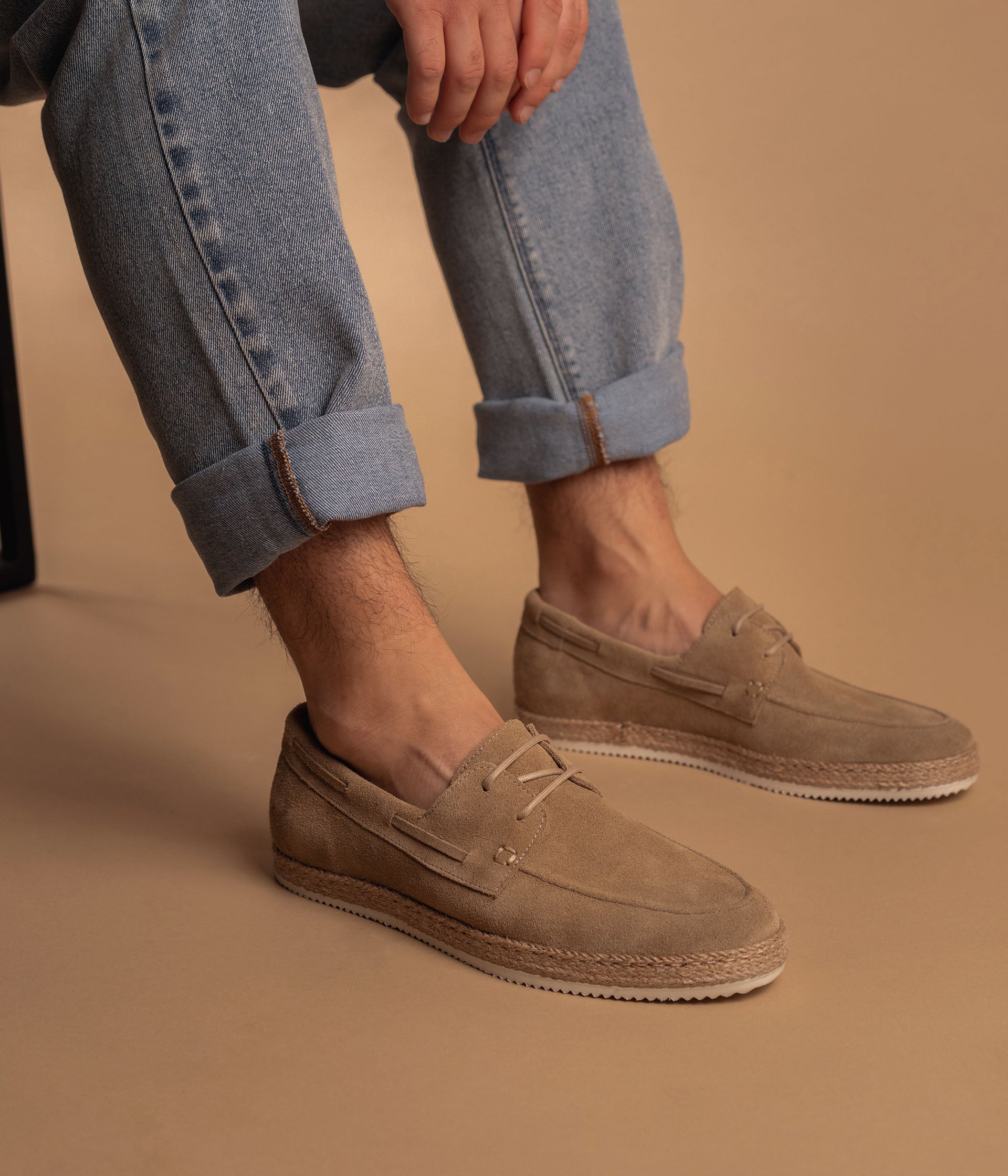 Chaussure bateau Marin sable