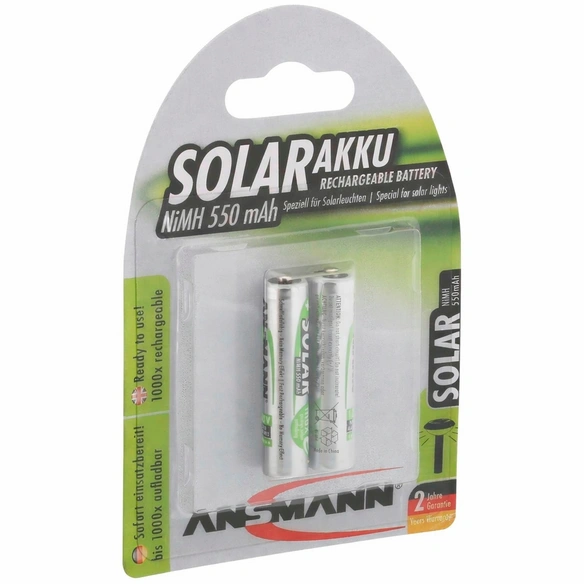 Akku für Solar-Gartenleuchten, 1,2 V