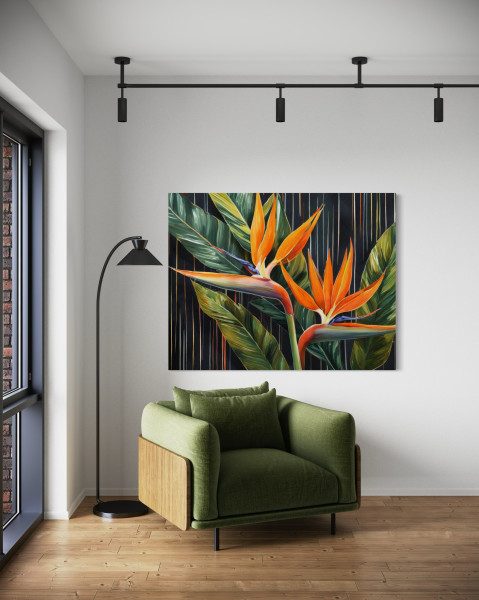 Feeby Obraz na płótnie, Liście Rośliny Botanika 60x40