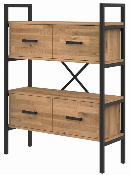 Regał Medium-Cabinet 130x80x30 cm LOFT z drzwiczkami K1-2