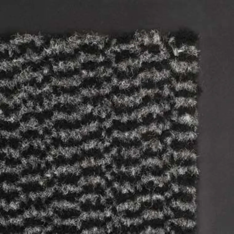 vidaXL - Deurmat - Antraciet - Stof - 90 x 150 cm