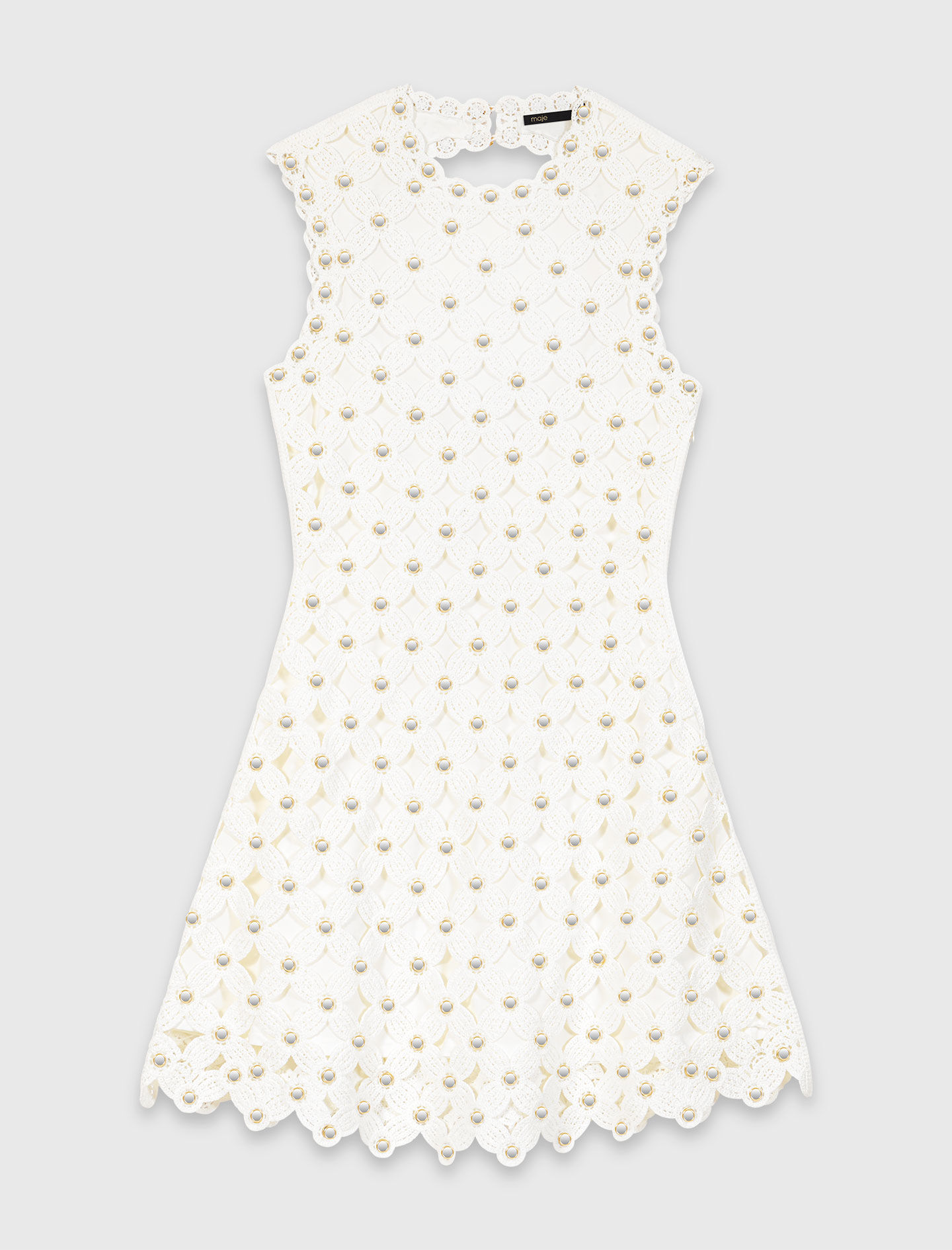 Robe en crochet avec miroirs