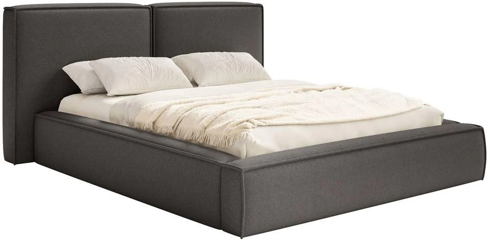 Bedframe Willa chenille 200 x 200 cm met opbergruimte