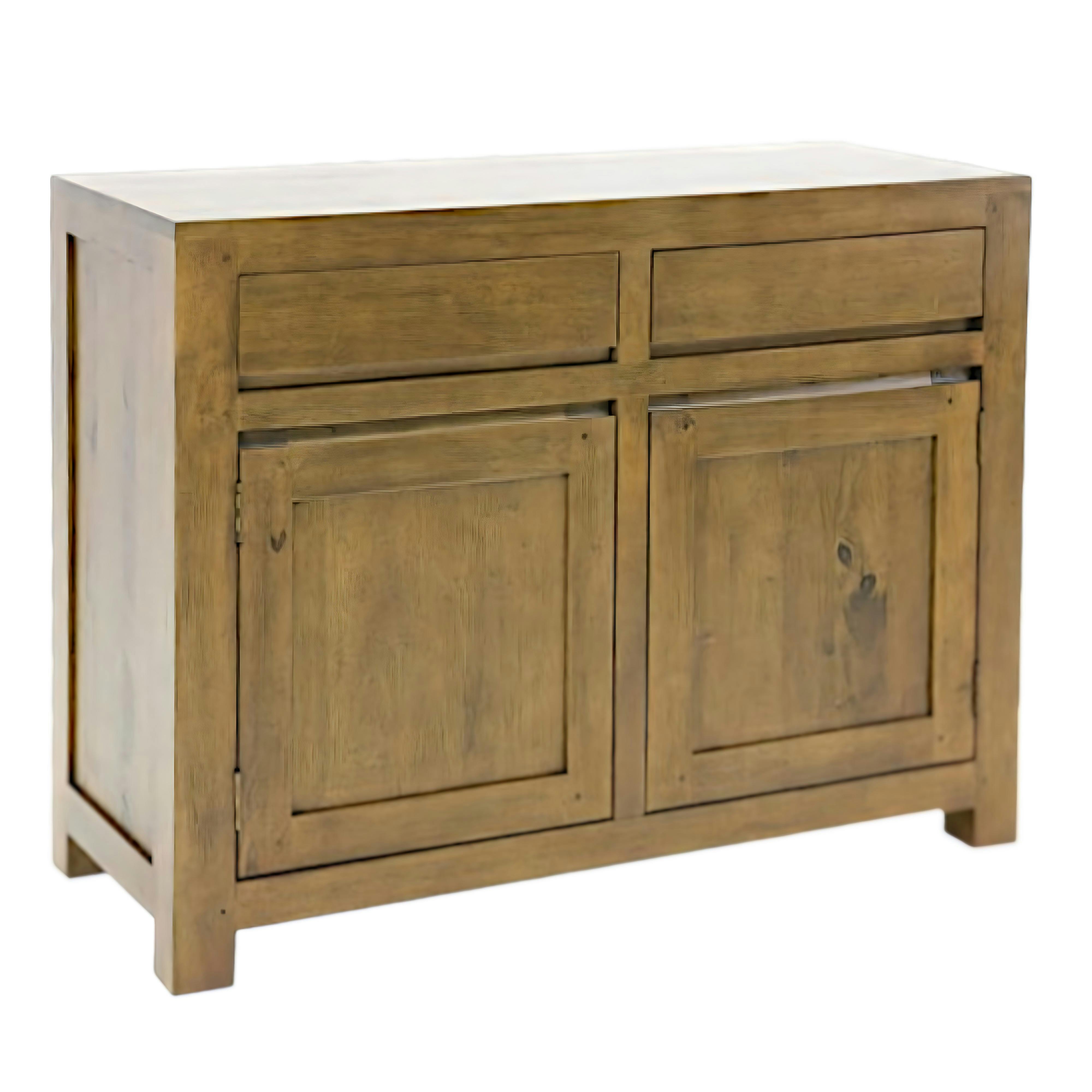 Petit buffet moderne bois massif OLGA