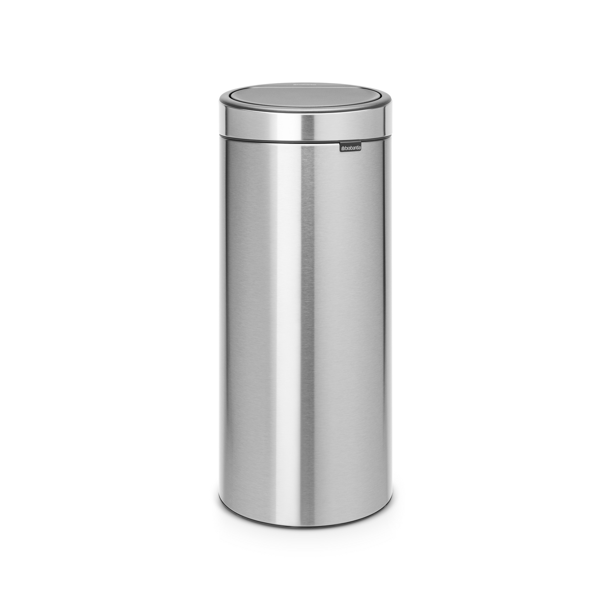 Brabantia Touch Bin New afvalemmer, 30 liter, kunststof binnenemmer - Matt Steel Fingerprint Proof