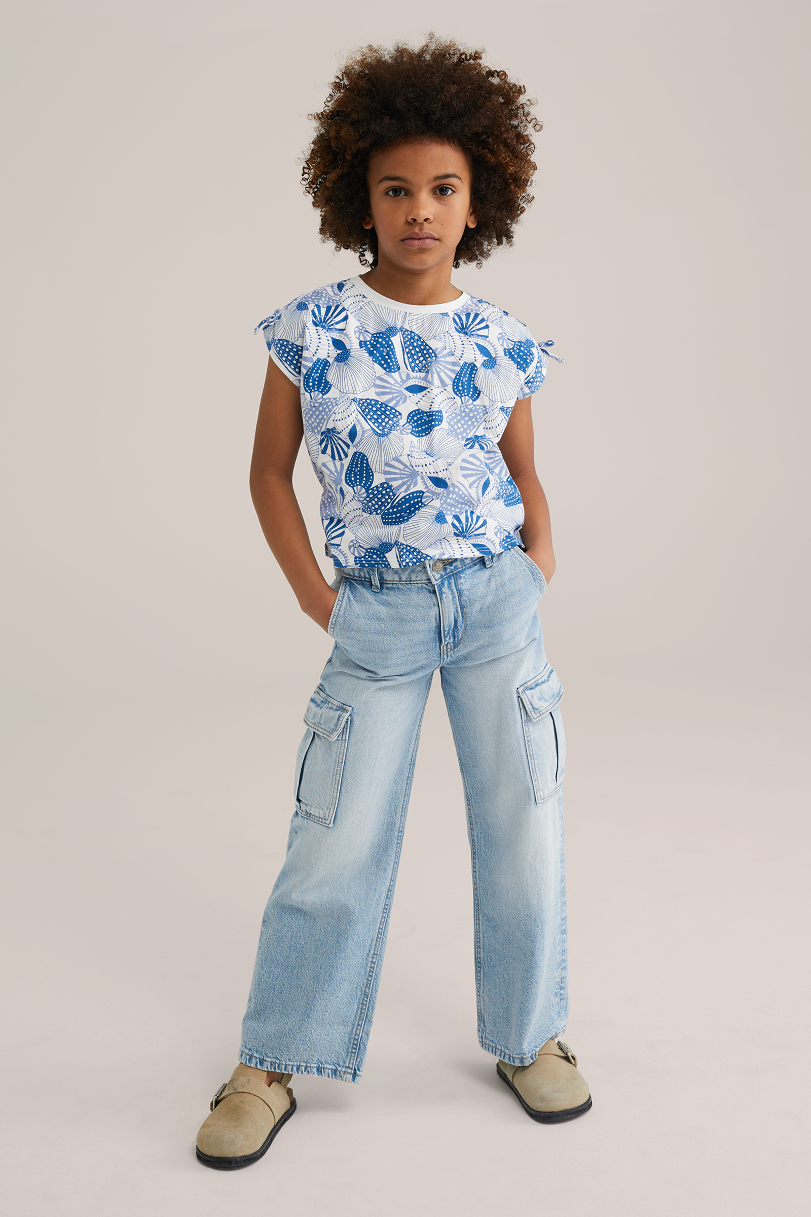 Meisjes top met dessin