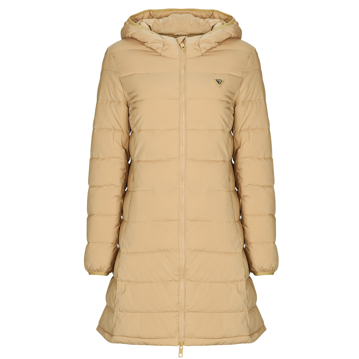 Guess - NEW ALETA LONG PUFFER JACKET - Beige