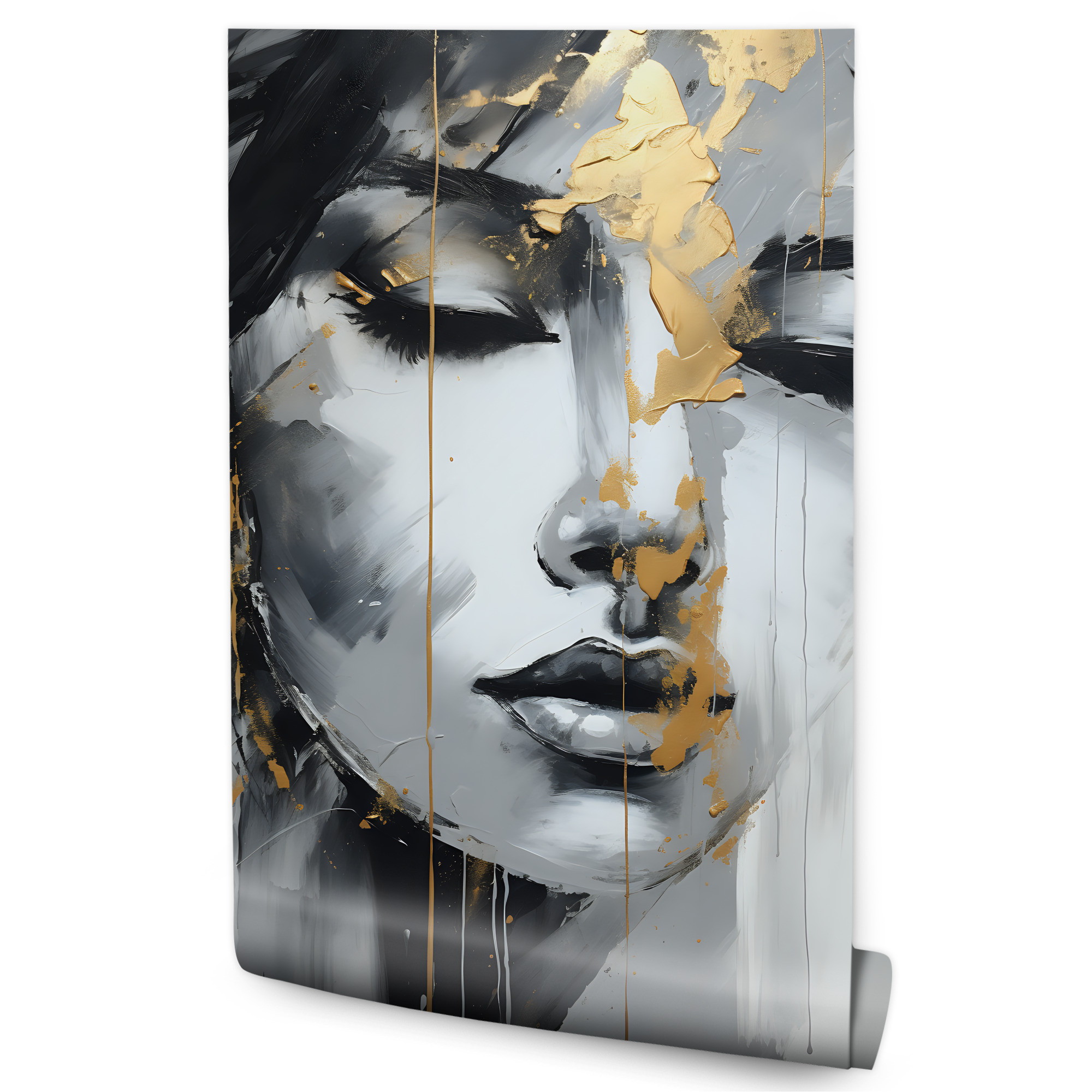 Fototapeta Do Sypialni Abstrakcyjna Kobieca Twarz 100x150cm