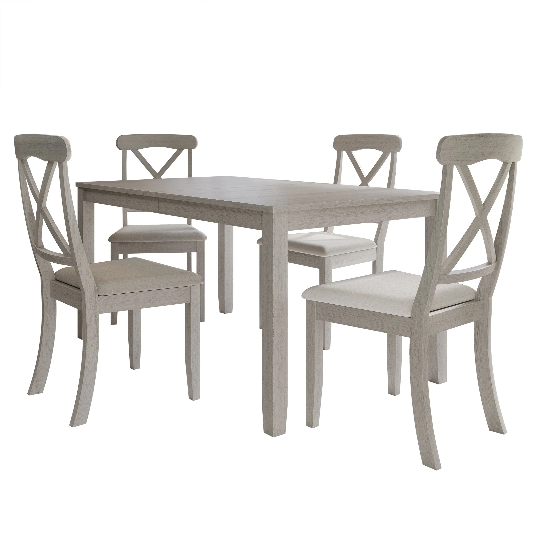 CraftPorch Farmhouse Style 5-piece Wooden Dining Set