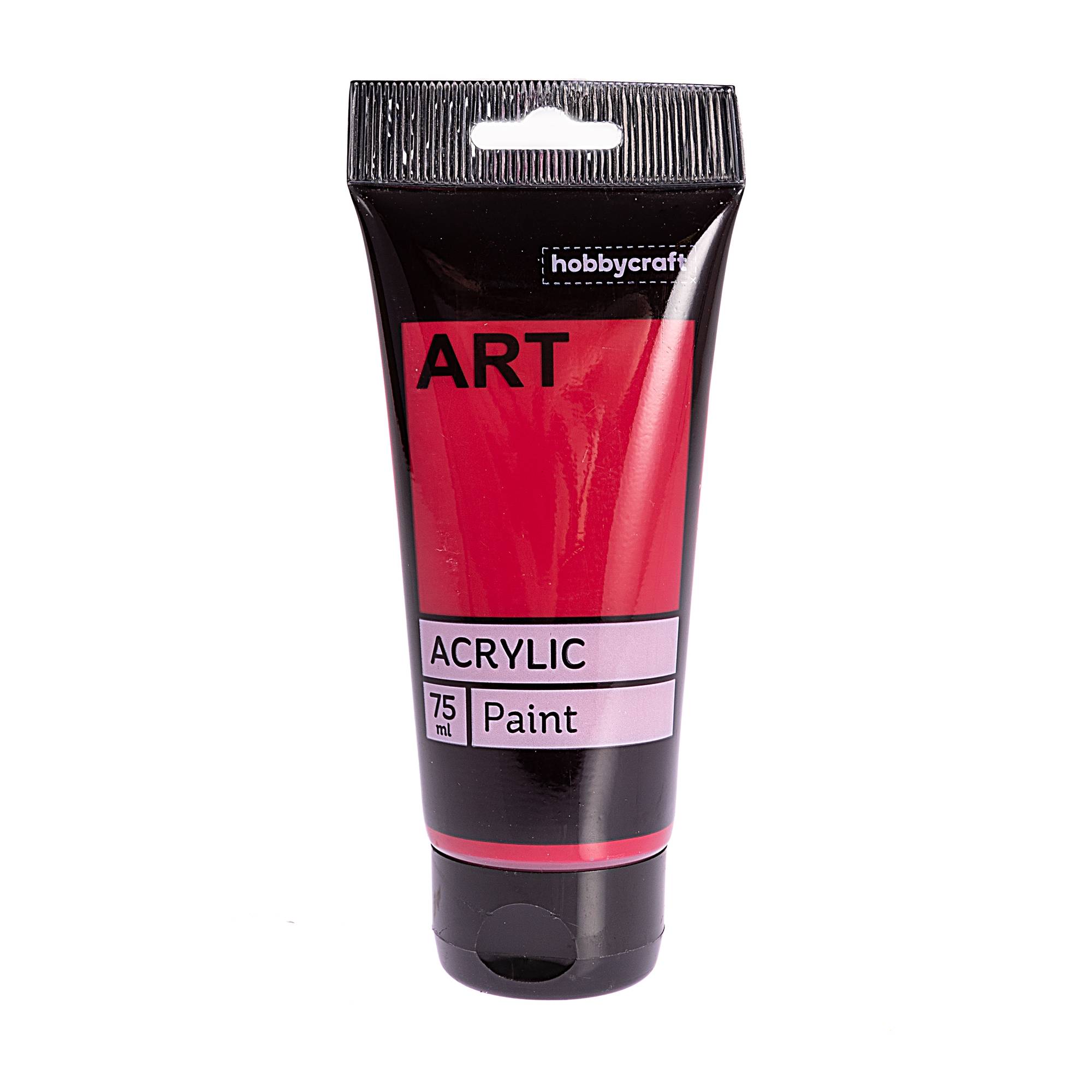 Blood Red Art Acrylic Paint 75ml