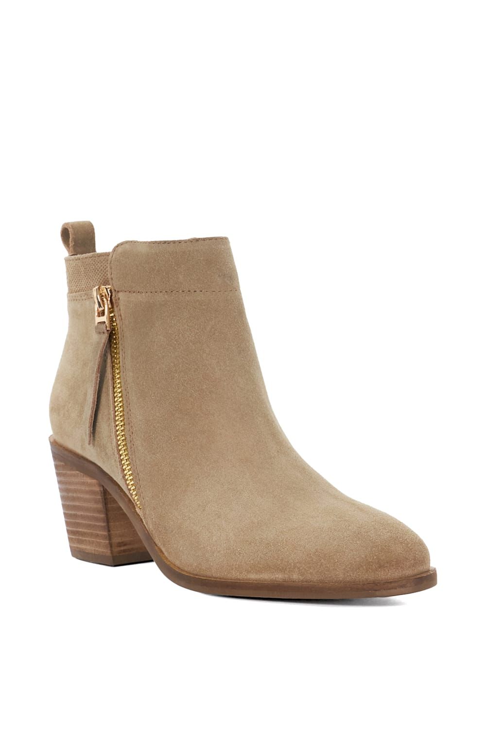 Dune London Wide Fit 'Paicing' Suede Ankle Boots