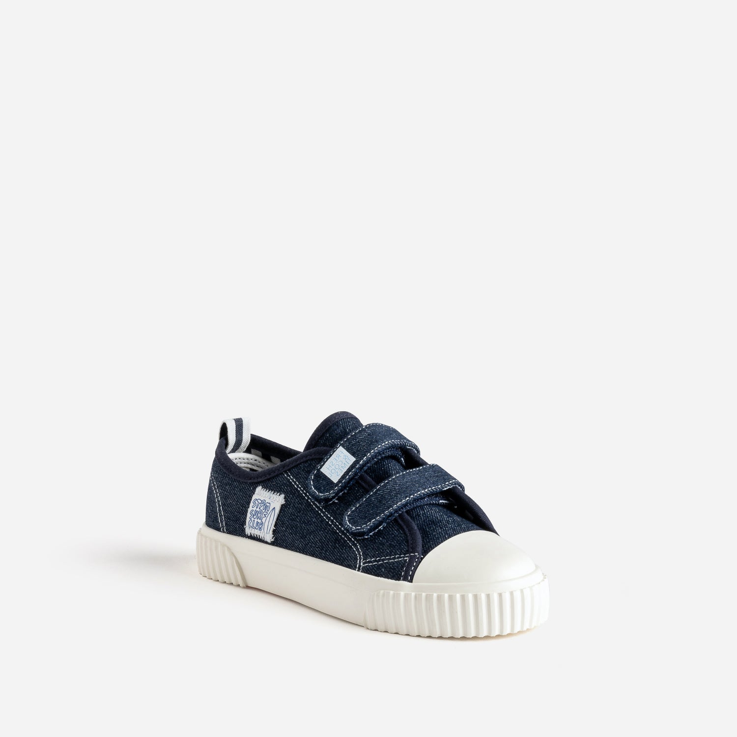 Tennis BUGGY marine toile façon jean