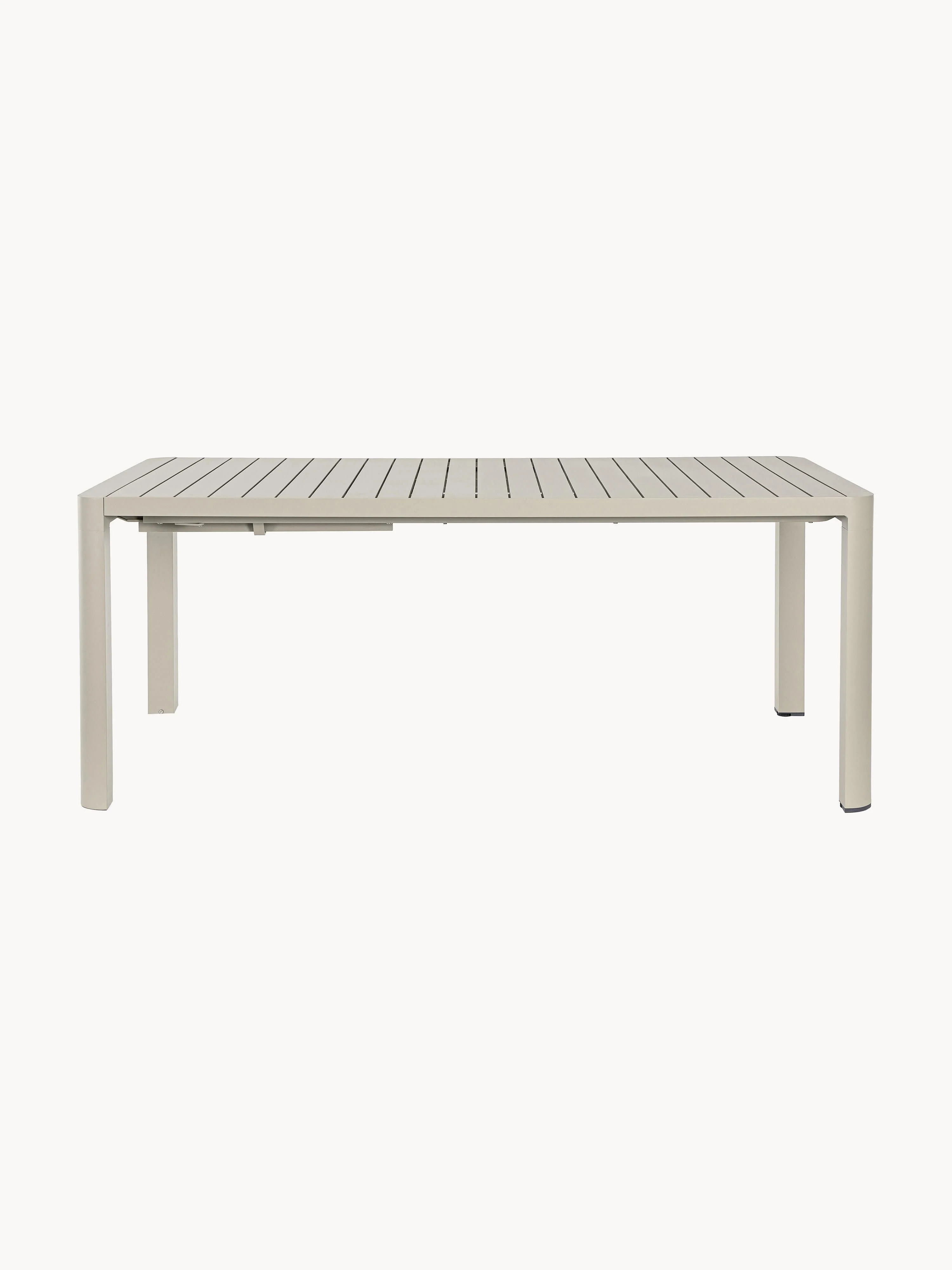 Ausziehbarer Gartentisch Kiplin, 180 - 240 x 100 cm