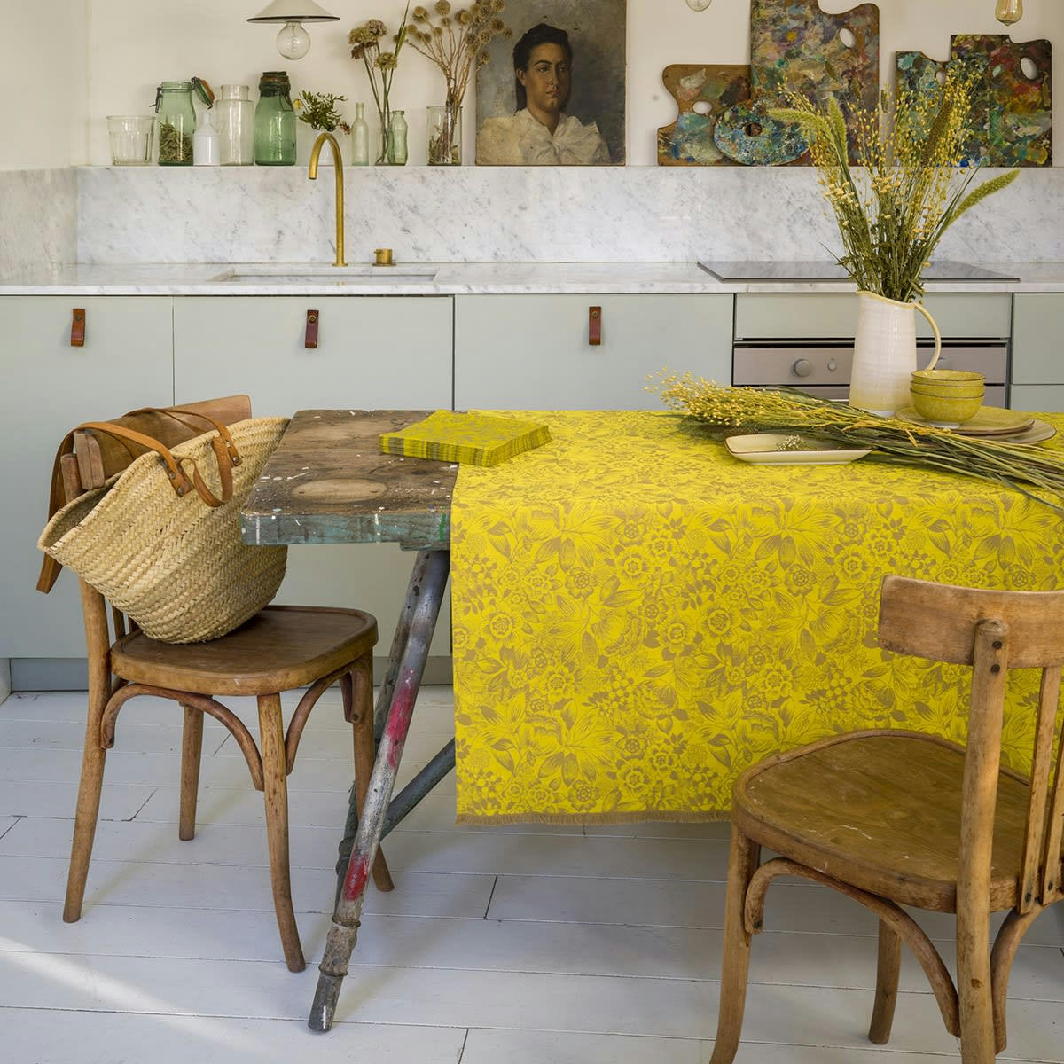 OSMOSE - Nappe en coton pollen 110 x 180