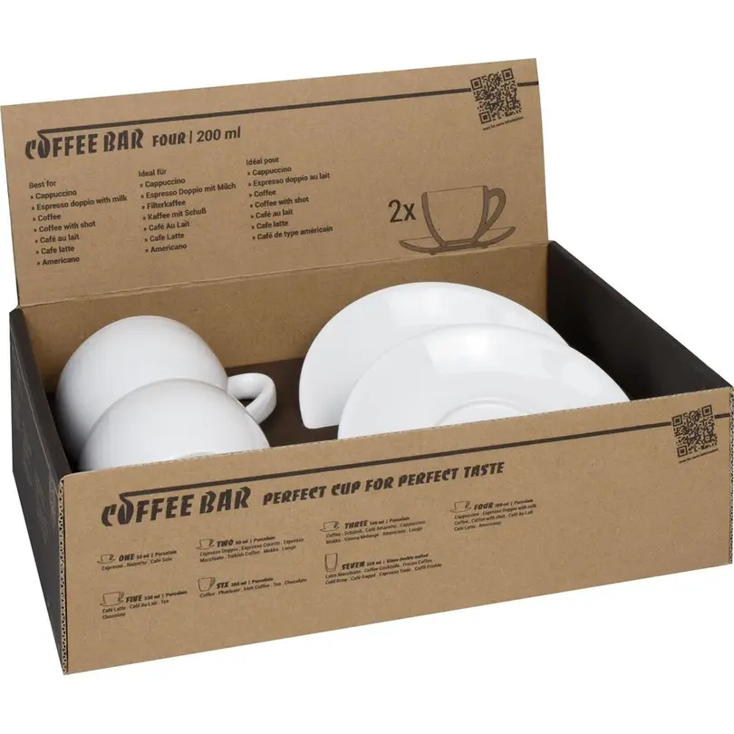 Cappuccino Tasse 2er-Set Four