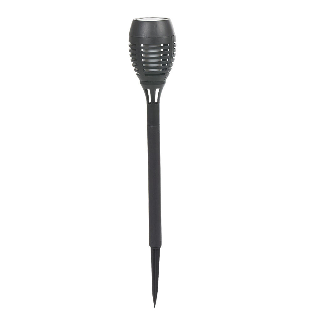 Lampe torche solaire à planter effet flamme H48cm
