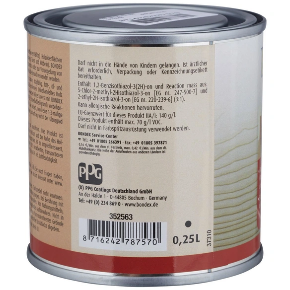 Holzlack, für innen, 2,5 l, farblos, matt