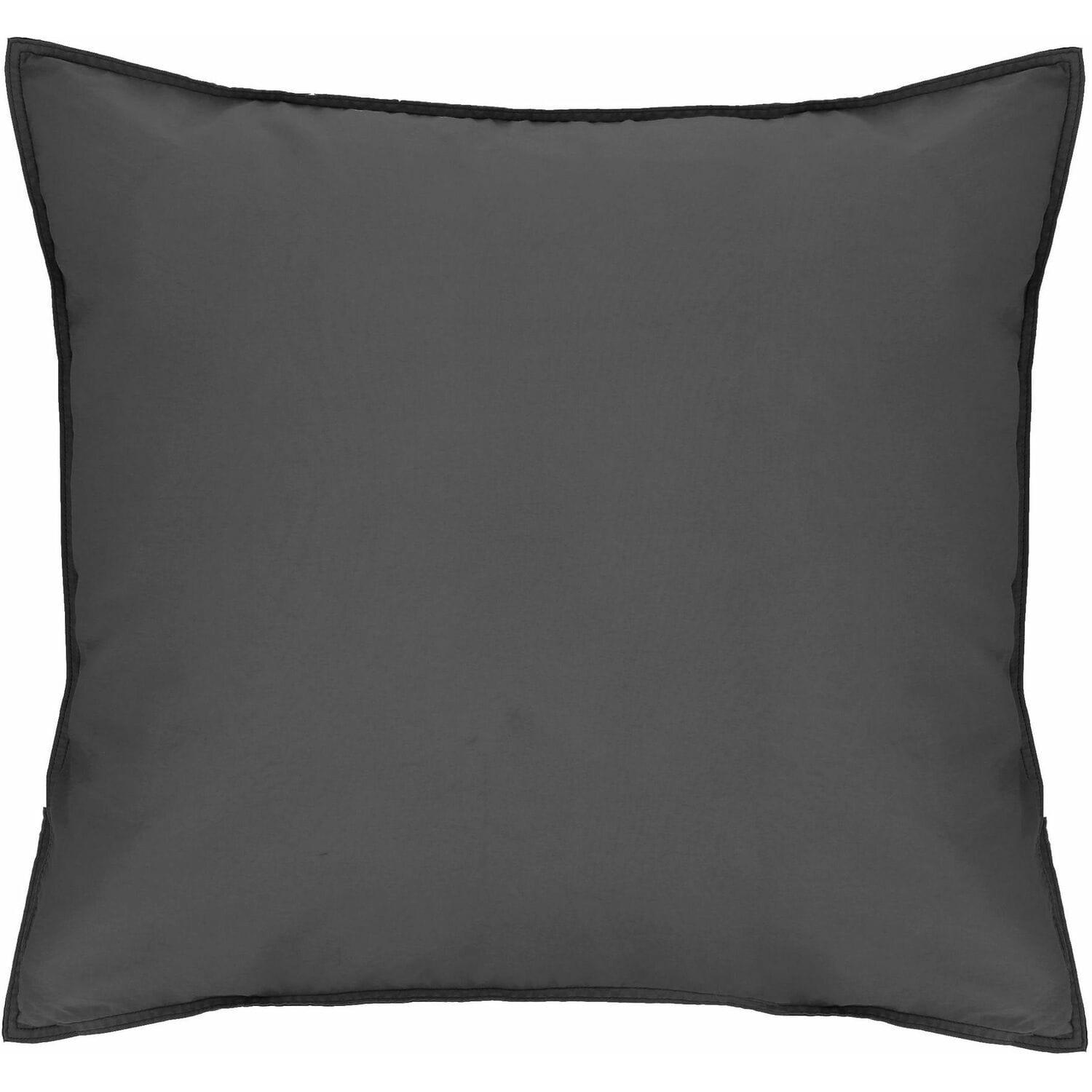 LYOCELL UNI - Taie d'oreiller coton gris 50x70 cm