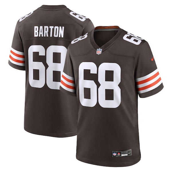 Jackson Barton Cleveland Browns Nike Team Game Jersey -  Brown