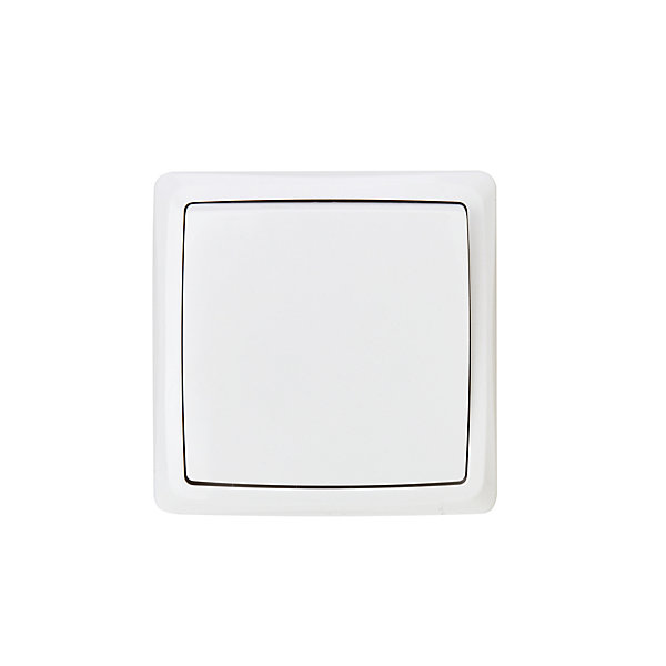 Interrupteur monobloc en saillie Jacobsen Sigurd blanc complet