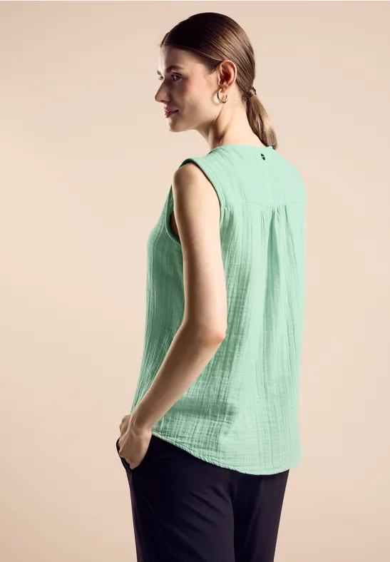 Ärmellose Bluse