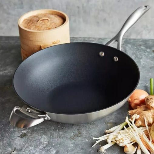 Scanpan CS  Stainless Steel Wok 32cm
